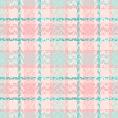 Sanatsal tartan şablonu, kumaşsız kumaş ekoseli kumaş örnekleri. Işık ve sisli gül rengi paletinde doku tekstil arkaplan vektörü dokusu.