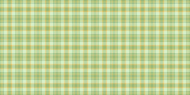 Amerikan tartan tekstil vektörü, Meksika ekoseli kumaşı. Cadılar Bayramı desen denetimi yeşil ve açık renk paletinde pürüzsüz.