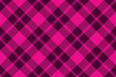 Canlı pembe ve koyu mor ekose desenli. Moda, tekstil tasarımı ya da web sitesi geçmişi için mükemmel. Kusursuz tekrarlama tasarımı çeşitli projeler için çok yönlülük sunar.