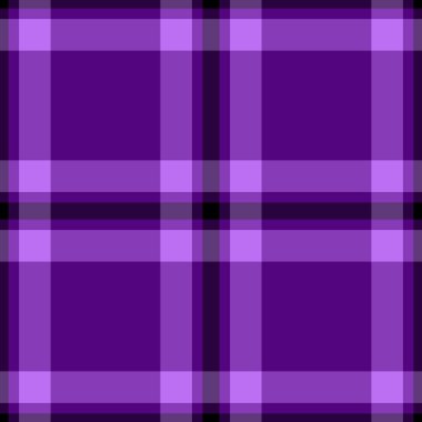 Stylish purple and black plaid pattern.  Perfect for textile designs, website backgrounds, or fashion projects.  Clean lines and vibrant colors create a sophisticated and versatile design. clipart