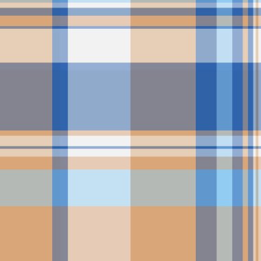 Performans vektörü ekoseli, rastgele dikişsiz doku deseni. Kış arkaplan tartan kontrol kumaşı ışık ve pastel renk paletinde.