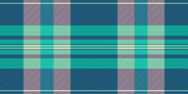 Yoğun dikişsiz tekstil kumaşı, soyulmuş arka plan tartan ekosesi. Deri ve menekşe renginde gerçekçi doku kontrol vektörü.