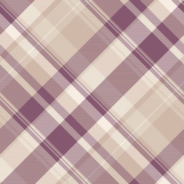 Tartan arkaplan vektörü, düz kumaş doku kontrolü. Kırsal ekose desenli, parlak ve pembe renk paletinde kusursuz tekstil..