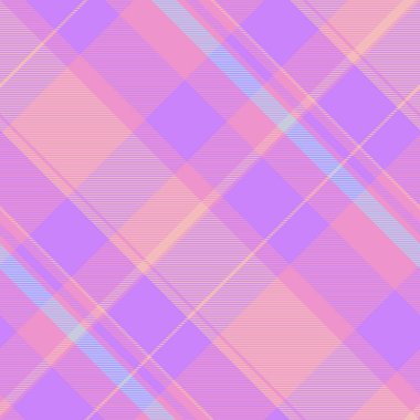Pembe ve mor renkli yumuşak pastel ekose desenli. Geçmişi, tekstil tasarımları ya da kadınsı markalar için mükemmel. Kusursuz bir tekrarı olan hassas ve modern bir geometrik tasarım..