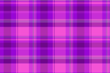 Canlı pembe ve mor ekose desenli. Tekstil tasarımı, web sitesi geçmişi ya da moda projeleri için mükemmel. Herhangi bir tasarıma renk katmak için kusursuz, modaya uygun bir tekrarlama dokusu.