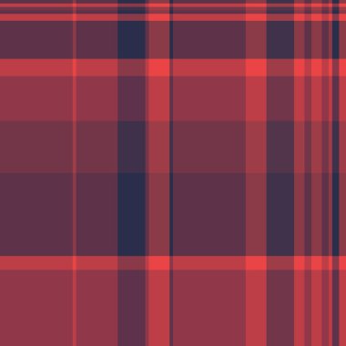 Çıplak tekstil kontrolü kusursuz, pürüzsüz kumaş taşıyıcı tartan. Desen desenli ekose arkaplanı kırmızı ve pembe renk paletinde gevşet.