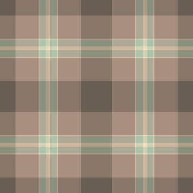 Yumuşak kahverengiler ve yeşillikler içinde zarif nötr ekoseli desen. Tekstil tasarımları, web sitesi geçmişi veya kırtasiye malzemeleri için mükemmel.