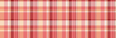 Tarafsız, dikdörtgen desenli, tekrarlanabilir arka plan tekstil kumaşı. Ürün vektör dokusu ekose kontrolü kırmızı ve beyaz renk paleti.