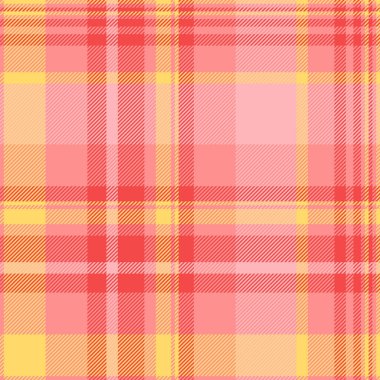 Canlı pembe ve sarı ekose desenli. Tekstil tasarımı, moda, ev dekorasyonu ve web sitesi geçmişi için mükemmel. Kusursuz tekrar dokusu her projeye neşeli ve modern bir dokunuş ekler..