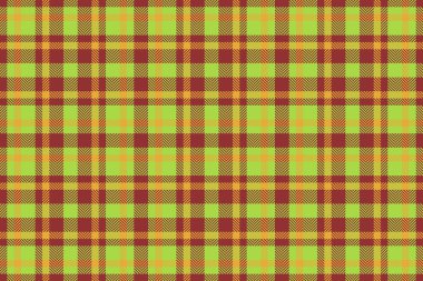 Canlı limon yeşili, yanmış turuncu ve koyu kırmızı ekose desenli. Tekstil tasarımı, web sitesi geçmişi ya da sonbahar temalı projeler için mükemmel. Kusursuz tekrarlama dokusu çok yönlülük ekler.