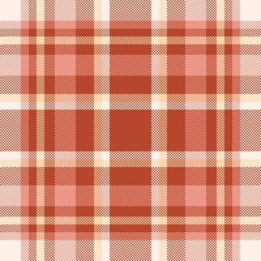 Kumaş desenli kumaş, en iyi vektör dokusu pürüzsüz. Eşsiz tartan ekose arka plan kontrolü kırmızı ve eski dantel renk paleti ile.