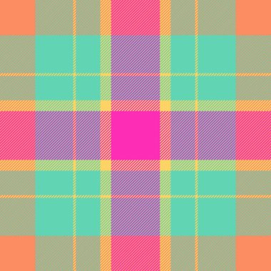 Canlı pastel ekose desenli. Tekstil tasarımları, moda, web siteleri ve markalaşma projeleri için mükemmel..