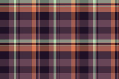 Hakiki dikişsiz kumaş tartan, içerik desenli vektör ekoseli. Nostaljik arka plan kumaş tekstil denetimi kırmızı ve koyu renk paleti.