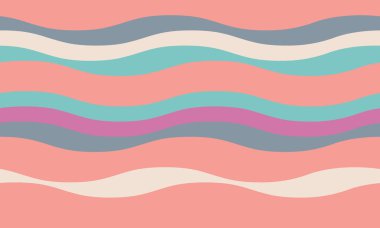 Huzurlu pastel dalga deseni. Yumuşak, akışkan çizgiler arka plan, web siteleri veya tekstil baskıları için mükemmel bir minimalist tasarım yaratır. Huzur ve sükuneti çağrıştırıyor..