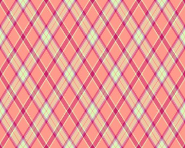 Canlı, pastel pembe ve krem köşeli ekose desenli. Tekstil tasarımı, web sitesi geçmişi veya el işi projeleri için mükemmel.