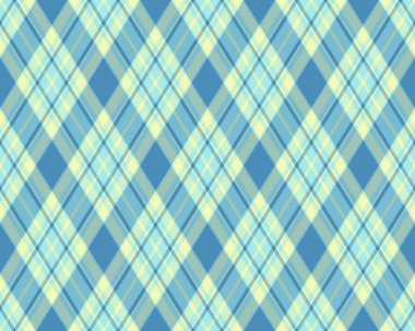 Argyle geometrik eşkenar dörtgenin kusursuz deseni. Harlequin duvar kağıdı tasarımını kontrol et. Web geçmişi için klasik elmas şekilli tekstil malzemesi, baskı kumaşı, kazak, ambalaj kağıdı, hediye kartı, davetiye.