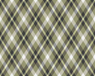 Argyle geometrik eşkenar dörtgenin kusursuz deseni. Harlequin duvar kağıdı tasarımını kontrol et. Web geçmişi için klasik elmas şekilli tekstil malzemesi, baskı kumaşı, kazak, ambalaj kağıdı, hediye kartı, davetiye.