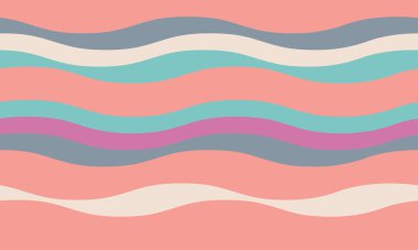Huzurlu pastel dalga deseni. Yumuşak, akışkan çizgiler arka plan, web siteleri veya tekstil baskıları için mükemmel bir minimalist tasarım yaratır. Huzur ve sükuneti çağrıştırıyor..