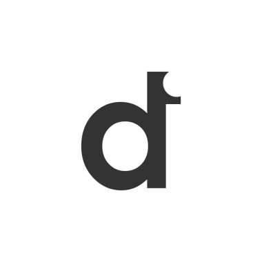 - Yaratıcı geometrik tabanlı modern ve minimal logo. D harfi modaya uygun yazı tipleri.