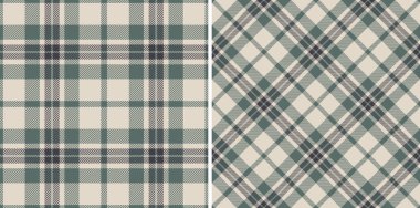 Ekose kumaşın vektör dokusunu arka plan kumaşsız tartan ile kontrol et. Şükran Günü moda kutlaması için dünya renginde ayarlanmış.