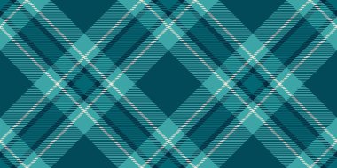 İngiliz ekose kumaş vektörü, doğum günü doku kontrolü geçmişi. Peçete desenli tartsız kumaş. Cyan ve deniz mavisi renginde palet..