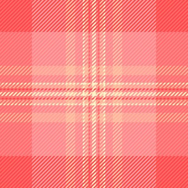 Tekrar eden tartan desenli kusursuz, resimli kumaş özgeçmiş kontrolü. Kanepe tekstil ekose deseni kırmızı ve turuncu renk paleti ile.