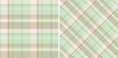Tekstil kumaş dokusu arka planına sahip, kusursuz desenli ekoseli vektör kontrolü. Özel durumlar için zarif masa örtülerinin dünya renklerini ayarlayın.
