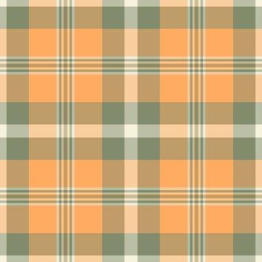 Yumuşak turuncu ve adaçayı yeşili renkte ılık sonbahar ekoseli desenler. Tekstil tasarımı, web sitesi geçmişi ya da hatalı projeler için mükemmel.