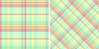 Kumaş desenli ekoseli arka plan, vektör kontrollü tekstil tartanı ile kusursuz. Bahar renklerinde geçiyor. Pantolon fikri..