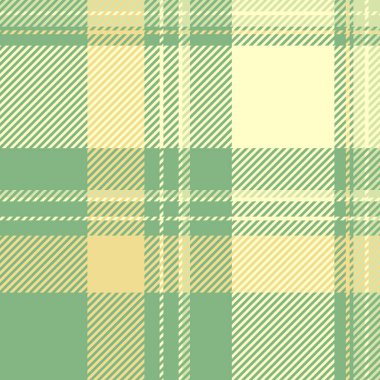 40 'ların doku tekstil vektörü, şekil dokusu kontrolü. Kiremit tartan arkaplan, ışık ve pastel renk paletinde kusursuz ekoseli.