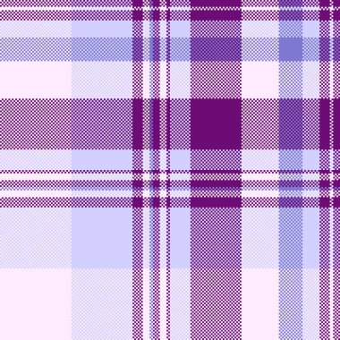 Nostaljik geçmiş tekstil kontrolü, ekose vektör tartan çerçeve. Doku dokusunu beyaz ve açık renk paletinde kusursuz karıştır.