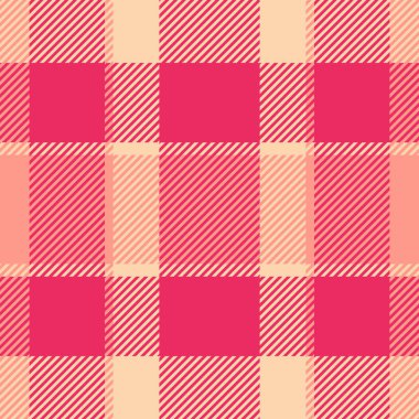 Canlı pembe ve şeftali desenli. Tekstil, moda, ev dekorasyonu ve web sitesi geçmişi için mükemmel. Bu neşeli, geometrik tasarım sıcaklığı ve tarzı çağrıştırıyor..