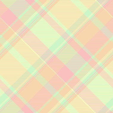 Kabilenin tartan desenli dokusu, temiz kumaş arkaplanı. Yıldönümü vektör ekose denetimi açık renk paletinde tekstil.