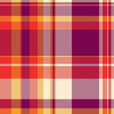 Canlı sonbahar ekose desenli. Sıcak, zengin renkler rahat ve rahat bir stili çağrıştırıyor. Sonbahar modası, tekstil veya mevsimlik tasarımlar için ideal. Arkaplan, doku ya da yazdırma tasarımı olarak kullan.