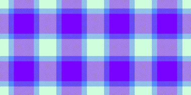 Canlı pastel ekose desenli mor, açık yeşil ve mavi. Tekstil tasarımı, moda, web sitesi geçmişi veya koleksiyon defteri için mükemmel.