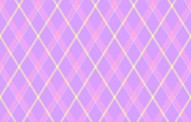 Pastel pembe ve lavanta rengi elmas desenli. Geçmişi, tekstili ya da kırtasiyesi için mükemmel. Yumuşak, kadınsı estetiğe sahip zarif ama şık bir doku..