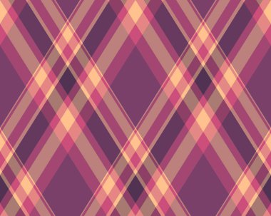 Sessiz pembe, mor ve bej tonlarda zarif çapraz ekoseli desen. Tekstil tasarımı, web sitesi geçmişi veya moda projeleri için mükemmel.
