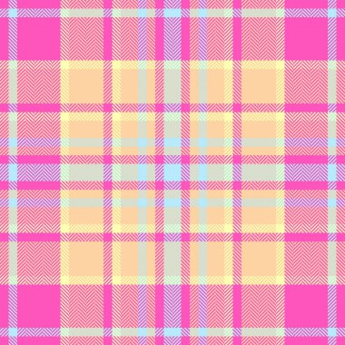 Canlı pastel ekose desenli. Tekstil tasarımı, moda, web sitesi geçmişi ve hatıra defteri için mükemmel. Bu neşeli, ringa kemikli doku neşe ve bahar zamanlarını çağrıştırıyor..