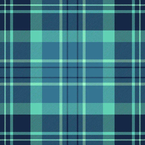 Panço deseni pürüzsüz vektör, dekoratif kumaş. Mutfak şablonu koyu ve cyan renk paletinde ekoseyi kontrol et.