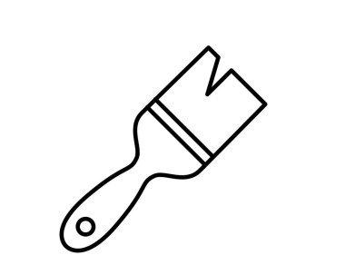 Basit ama stil sahibi bir fırça çizimi. Web sitesi simgeleri, uygulama tasarımları, DIY projeleri ve ev geliştirme kılavuzları için mükemmel.