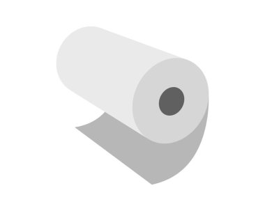 Bir rulo kağıdın basit ve temiz bir çizimi. Temizlik, yenilenme veya yeni başlangıçlar için mükemmel bir kavram. Sunumlarda, web sitelerinde veya basit bir grafik ögesi olarak kullan.