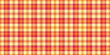 Şarap desenli arka plan, romantik kumaş dikişsiz ekose. Kırmızı ve turuncu renkli tartan vektör tekstilini kontrol et.
