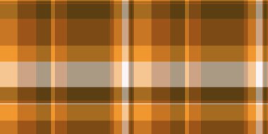 Bitmek bilmeyen ekose dokusunu, denetleyici arka plan kumaşını kontrol et. Japon vektör tartan deseni turuncu ve kehribar rengi.