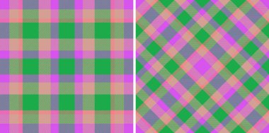 Canlı pastel ekose desenler, tekstil tasarımı, moda ve markalaşma için mükemmel. İki farklı biçim klasik kontroller ve dinamik köşegenler çeşitli tasarım seçenekleri sunar.