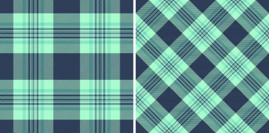 İki şık ekose desenli, yeşil ve yeşil renkte. Tekstil tasarımı, moda, web siteleri ya da markalaşma projeleri için mükemmel. Hem klasik hem de modern estetik sunan çok yönlü bir resim.