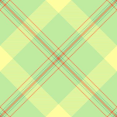 Efekt kontrolsüz vektör, oturma odası ekose desenli. Yeşil ve sarı renk paletinde Glen dokusu tekstil arkaplanı.