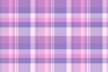 Zarif arka plan, kusursuz, gurur desenli kumaş ekoseli. Servis vektörü dokuyu ışık ve menekşe renk paletinde kontrol et.