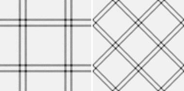 Ekose desenli ekose desenli tartan doku vektörünün kumaş tekstil arka planı. Okul üniforması trendleri için tek renkli renklerle ayarlandı.