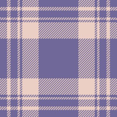 Mat tartan vektör kontrolü, Hint dikişsiz tekstil dokusu. Pahalı ekose desenli arka plan kumaşı çivit ve açık renk paleti.