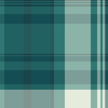Düzenli kumaş desenli vektör, şirin desenli tartan. Sıcak ekose arka plan pastel ve cyan renk paletinde kusursuz tekstil.